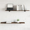 vidaXL - Wandschappen - 4 - st - 100x20x1,5 - cm - bewerkt - hout - gerookt - eikenkleur