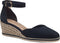 Tamaris Espadrilles - Platte sandalen - Klittenbandsluiting - Blauw - Maat 40