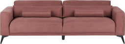 ANGE - Driezitsbank - Bordeauxrood - Stof