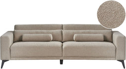 ANGE - Driezitsbank - Taupe - Bouclé