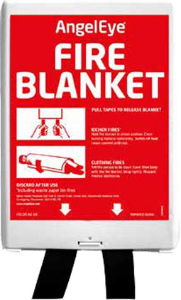 AngelEye Brandblusdeken FB100-AE-BNLR - 1 x 1 meter - Ideaal voor prullenbak- en kledingbranden