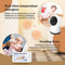 AngelTech Babyfoon Deluxe – Babyfoon Met Camera en App - Baby Monitor – Met 12.7cm Haarscherp HD Display & gratis App - Baby Camera