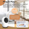 AngelTech Babyfoon Deluxe – Babyfoon Met Camera en App - Baby Monitor – Met 12.7cm Haarscherp HD Display & gratis App - Baby Camera