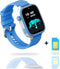 AngelTech Kinder SmartWatch Ultra – Gps Horloge kind – 4G - Smartwatch Kinderen - Slim Size - Inclusief simkaart - GPS tracker kind - 1GB RAM – 8GB ROM - smartwatch kids – School mode – Blauw