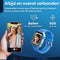 AngelTech Kinder SmartWatch Ultra – Gps Horloge kind – 4G - Smartwatch Kinderen - Slim Size - Inclusief simkaart - GPS tracker kind - 1GB RAM – 8GB ROM - smartwatch kids – School mode – Blauw