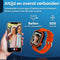 AngelTech Kinder SmartWatch Ultra – Gps Horloge kind – 4G - Smartwatch Kinderen - Slim Size - Inclusief simkaart - GPS tracker kind - 1GB RAM – 8GB ROM - Smartwatch Kids – School mode – Oranje