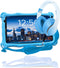 AngelTech Kinderpakket PRO MAX - Kindertablet PRO MAX + Kinderkoptelefoon - In Bol Sterrenreview 2024 - Combipakket - Blauw
