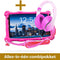 AngelTech Kinderpakket PRO MAX - Kindertablet PRO MAX + Kinderkoptelefoon - In Bol Sterrenreview 2024 - Combipakket - Roze