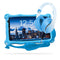 AngelTech Kinderpakket PRO MAX - Kindertablet PRO MAX + Kinderkoptelefoon - In Bol Sterrenreview 2024 - Combipakket - Blauw