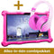 AngelTech Kinderpakket XL - Kindertablet XL + Kinderkoptelefoon - In Bol Sterrenreview 2024 - Combipakket - Roze