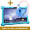 AngelTech Kinderpakket XL - Kindertablet XL + Kinderkoptelefoon - In Bol Sterrenreview 2024 - Combipakket - Blauw