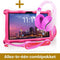 AngelTech Kinderpakket XL PRO II - Kindertablet XL PRO II + Kinderkoptelefoon - In Bol Sterrenreview 2024 - Combipakket - Roze