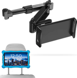 AngelTech Luxe Tablet Houder Auto - Tablethouder - Verstelbaar - Geschikt voor AngelTech Kindertablets, Tablets, Telefoons en meer - Tablethouder Auto - Telefoonhouder Auto