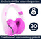 AngelTech Over Ear Kinderkoptelefoon – Hoofdtelefoon kinderen - Volume Begrensd – Draadloos – 20 Uur Speeltijd- Kinder Koptelefoon – Inclusief Audiodraad - Met Microfoon – Noise Cancelling – Roze of Blauw