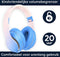 AngelTech Over Ear Kinderkoptelefoon – Hoofdtelefoon kinderen - Volume Begrensd – Draadloos – 20 Uur Speeltijd- Kinder Koptelefoon – Inclusief Audiodraad - Met Microfoon – Noise Cancelling – Blauw of Roze