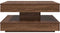 vidaXL - Salontafel - 360 - graden - draaibaar - 70x70x34,5 - cm - bruin - eikenkleur