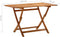 vidaXL - Tuintafel - inklapbaar - 120x70x75 - cm - massief - acaciahout