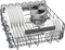 Siemens SN55ES12CE - Half geïntegreerd - iQ500 - 14 couverts - 8 programma's - A - 42 dB
