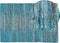 MERSIN - Laagpolig vloerkleed - Turquoise - 140 x 200 cm - Katoen