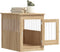vidaXL - Hondenbench - 55 - x - 80 - x - 68 - cm - bewerkt - hout - sonoma - eikenkleurig
