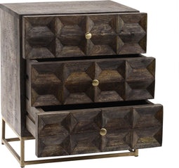 PTMD Alec Nachtkastje - 45 x 36 x 55 cm - Hout - Bruin