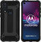 iMoshion Hoesje Geschikt voor Motorola One Action Hoesje - iMoshion Rugged Xtreme Backcover - Zwart