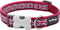 Animal Boulevard Dc-uk-re-12 - Hals- En Leibanden - Hond - Rd Halsband Union Jack Flag Rood-xs 12mmx20-32cm - Maat: Xs