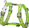 Animal Boulevard Dh-mk-lg-15 - Hals- En Leibanden - Hond - Rd Harnas Monkey Limoen Groen-s 15mm - Maat: S