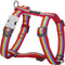 Animal Boulevard Dh-ra-re-12 - Hals- En Leibanden - Hond - Rd Harnas Rainbow Rood-xs 12mm - Maat: Xs