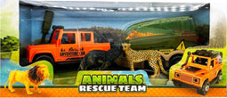 Animal Life 4x4 Safari Auto met Aanhanger en Dieren
