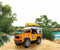 Animal World Jeep en Kano met Licht en Geluid