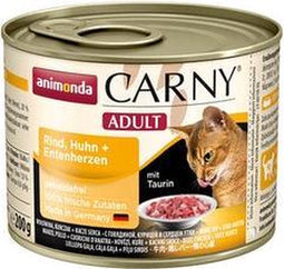 Animonda Carny Adult - Rund met Kip en Eend - 6 x 200 g