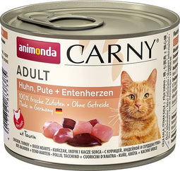 animonda Carny chicken, turkey + duck hearts 200 g