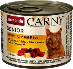 Animonda Carny Senior - Rund/Kip/Kaas - 6 x 200 g