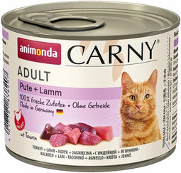 ANIMONDA Cat Carny Adult Kalkoen met lam - nat kattenvoer - 200g