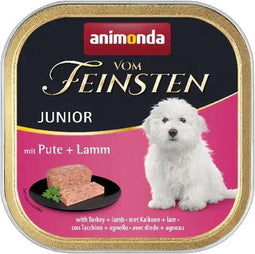 ANIMONDA Dog Veom Feinsten Junior Kalkoen Lam - Nat hondenvoer - 22 x 150g
