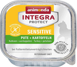 Animonda Integra Protect Cat Sensitive Kalkoen & Aardappel - 16 x 100 g