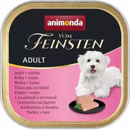 ANIMONDA VOM FEINSTEN ADULT LUNCH Nat hondenvoer Turkije Ham - 22 x 150g