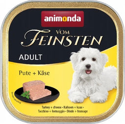 ANIMONDA VOM FEINSTEN ADULT LUNCH Nat hondenvoer Turkije Kaas - 22 x 150g