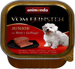 animonda Vom Feinsten with beef + poultry Rundvlees, Gevogelte Junior - 22 x 150g