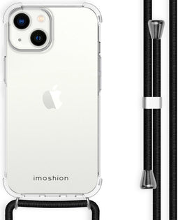 iMoshion Hoesje Geschikt voor iPhone 14 Hoesje Met Koord - iMoshion Backcover met koord - Transparant