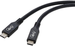 Renkforce RF-4870098 - USB-C naar USB-C-kabel - USB 4.0 0.80 m 40 Gbit/s - Zwart