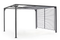Bizotto Pergola Noah - Met Schuifdak - 300 x 360 x 210 cm - Aluminium Frame - Antraciet
