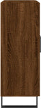 vidaXL - Dressoir - 69,5x34x90 - cm - bewerkt - hout - bruin - eikenkleur