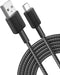 Anker 322 Gevlochten USB-A naar USB-C Kabel 0.9M Zwart