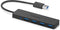 Anker 4-poorts USB 3.0 Ultra Slim Data Hub Verlengde Kabel voor Macbook, Mac Pro / mini, iMac, Surface Pro, XPS, notebook PC, USB-flash drives, mobiele HDD, en meer.