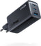 Anker 737 GaNPrime (120W) Fast Charge USB-C en USB-A Adapter Zwart