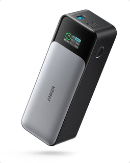 Anker 737 - Power Bank (PowerCore 24K), 24.000mAh 3 - poorts draagbare oplader met 140W output - slim digitaal display