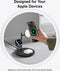 Anker MagGo 3-in-1 Draadloze Oplader - 15W Wireless Charger - Voor iPhone, Apple Watch en AirPods - Magnetische Stand - Nachtlichtfunctie - USB-C Adapter Inclusief - Zwart