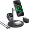 Anker MagGo 3-in-1 Draadloze Oplader - 15W Wireless Charger - Voor iPhone, Apple Watch en AirPods - Magnetische Stand - Nachtlichtfunctie - USB-C Adapter Inclusief - Zwart